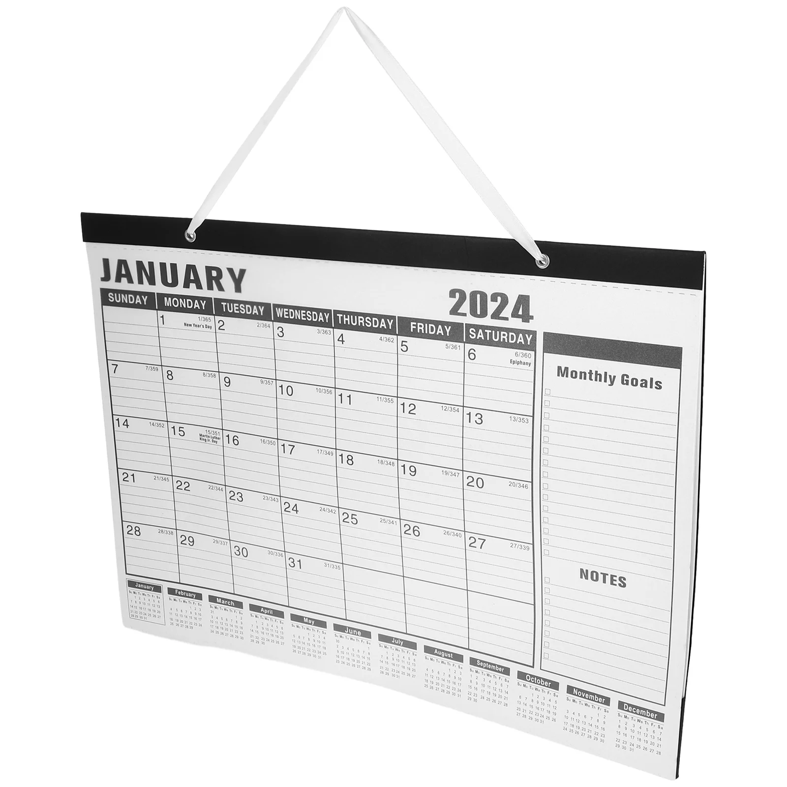 

Wall Calendar Office Hanging Calendar English Monthly Calendar Office Hanging Calendar