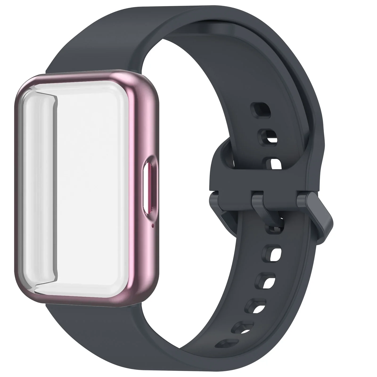 Silicone Strap and Protective Case Kit for Fitness Band Accessories