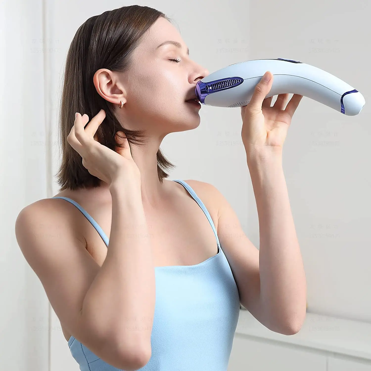 DEESS GP592 IPL 2IN1 Laer Hair Removal Ice Cooling Epilator Permanent Face Body Bikini Depilador Home Laser Unlimted Flash 6