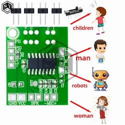DIY Voice Changer Module - Real - Time Audio Effects for Creative Sound Modulation Projects (3V - 4.5V DIY Voice)