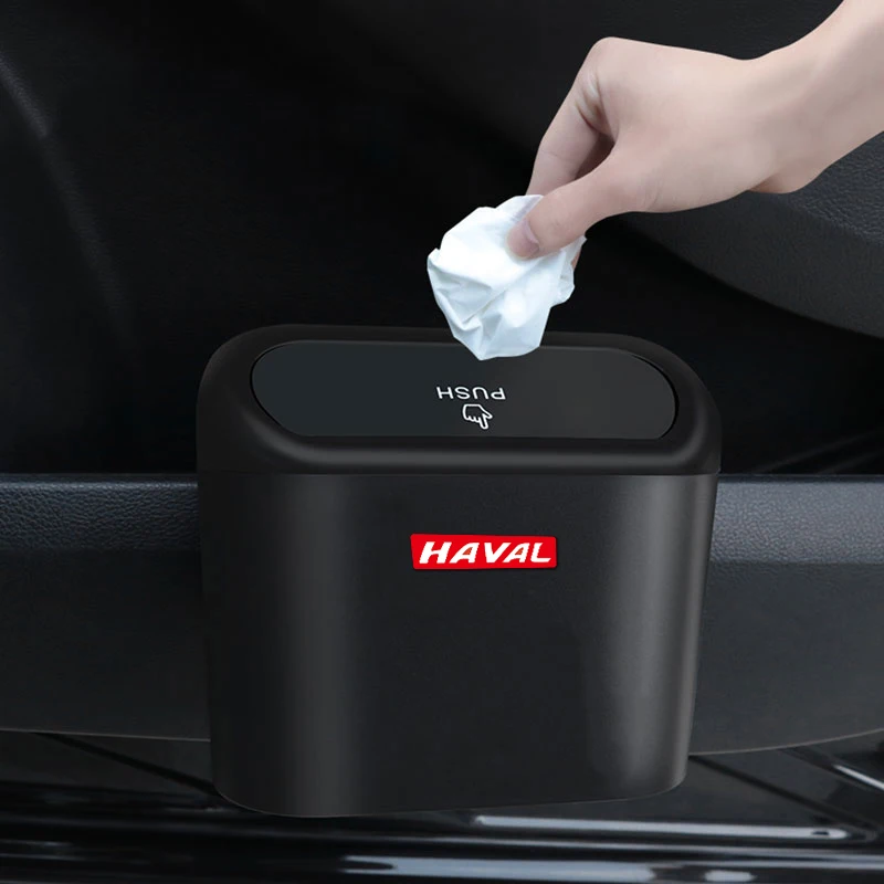 Hanging Car Wastebasket Car Organiser Storage Box Auto Accessories For Haval H2 H5 H6 H7 H9 H3 2012 F7 F7X