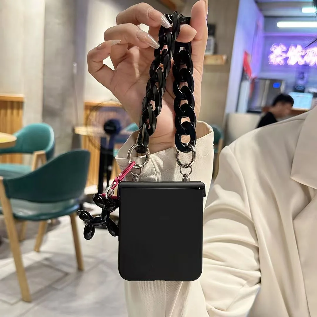 Luxury Crossbody Lanyard Rope Phone Case with Cute Dog Pendant Cover