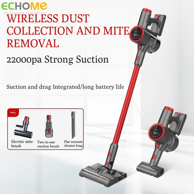 Wireless Household Handheld Vacuum Cleaner Large Suction Mopping Detergent  Washing Mop Integrated Anti-Mite Vacuum Cleaner