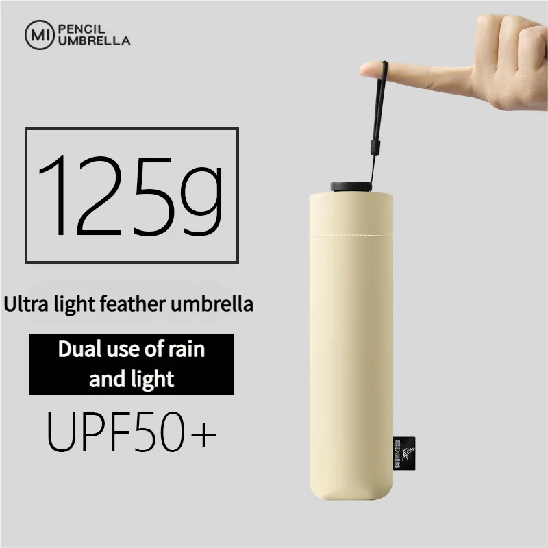 125g Japanese Style Portable Brazing Sun Protection UV Protection Weather Resistance Manual Umbrella