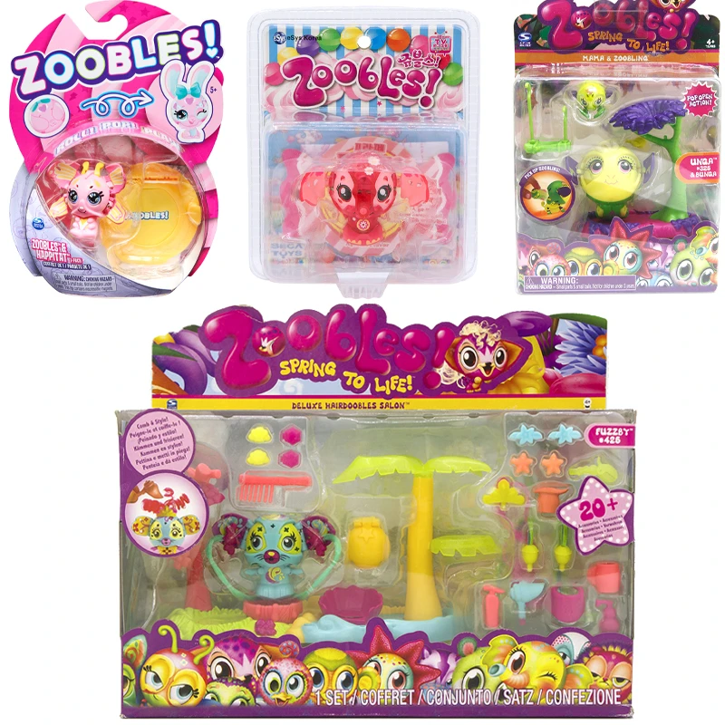 Original Zoobles Toys Secret Partiez Spring To Life Doll Toys For