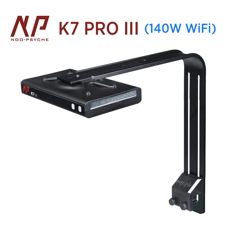 

Noopsyche NP K7 Pro V3 III 140W App WiFi Full Spectrum Saltwater LED Aquarium Light for Coral Reef SPS/ LPS