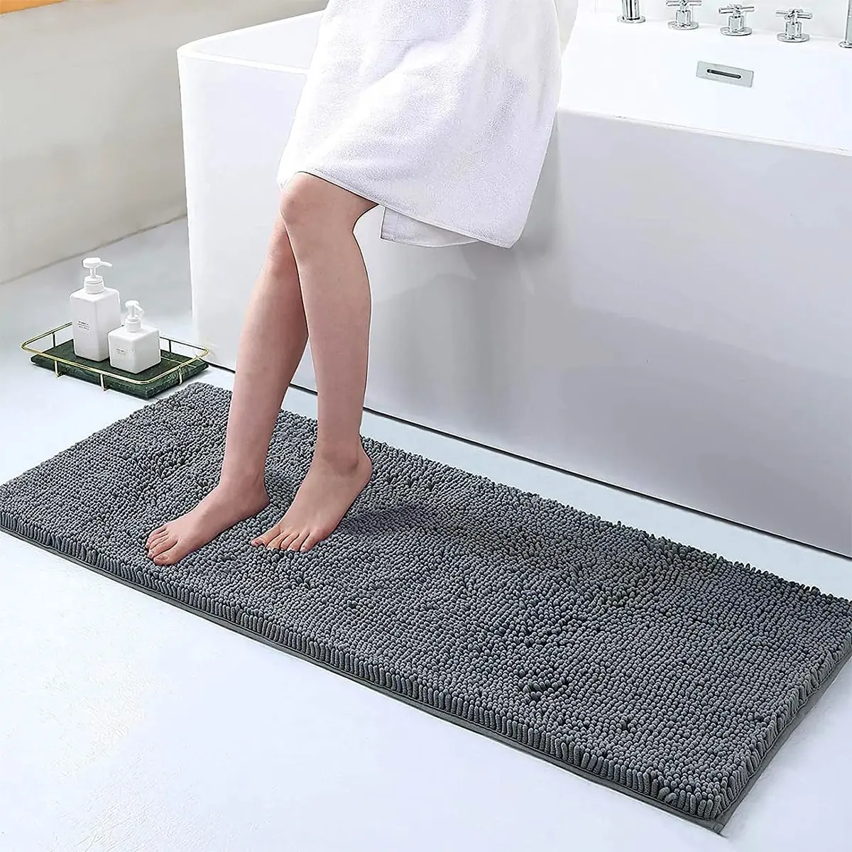 Snowresistantmachinewashablebathroomcarpetabsorbentplushbath