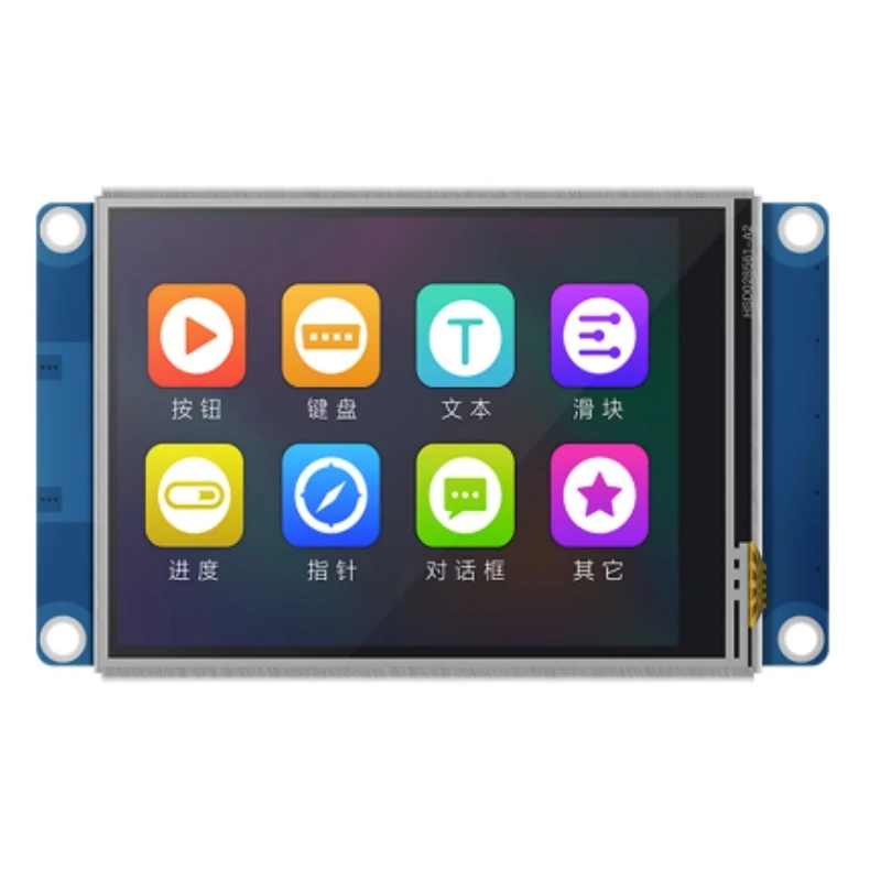 

TJC3224T128_011 T1 2.8-inch serial port screen with font library QR code HMI human-machine interaction screen