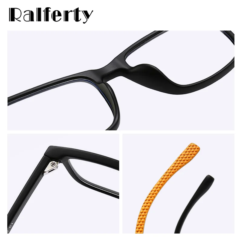 Anti Blue Light Glasses Kids Glasses Optical Spectacle Frames Ralferty TR90 Children's Glasses Blue Light Blocking Glasses Kids Girl Boy Eyeglass Frame Clear Lenses No Diopter Oculos M8300