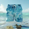 Hawaii 3D Print Holiday Beach Briefs Men's Designer Board Man Swimsuit Shorts Men Summer Big Size Swimwear Loose Fitness Sports 2