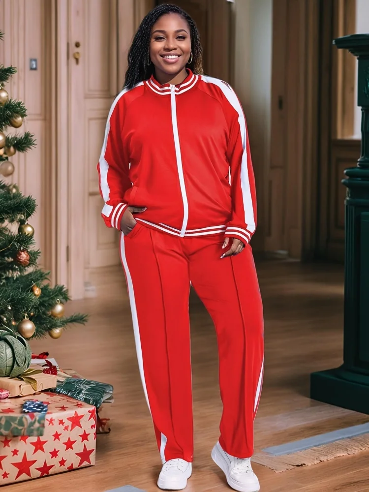 Wmstar Women Track Suit 2 Piece Sets Plus Size Jogging Wholesale Long Sleeved Shirts Pants Casual Sporty Matching Sweatsuit