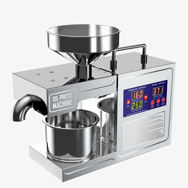 Mini Automatic Moringa Sunflower Seed Oil Extraction Making Machine Commercial Small Screw Peanut Sesame Oil Press Machine B03S oil press machine