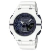 Electronic Digital Sports Unisex Watch LED Dual Display World Time Large Dial Multi Time Zone Rubber Strap 5