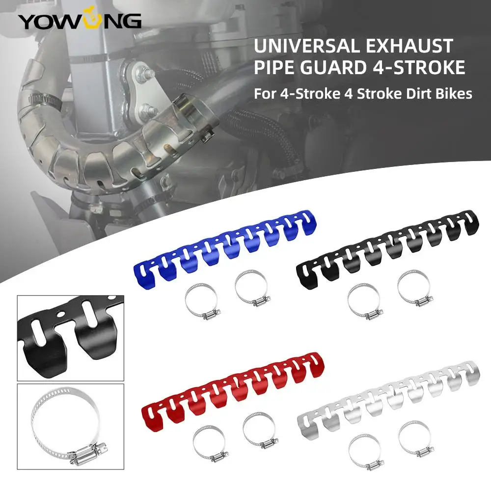 

Dirt Bikes EXhaust Pipe Guard 4st Universal FOR SX SXF XCF EXC EXCF XCW XCFW TPI Six Days 125 150 200 250 300 350 400 450 500