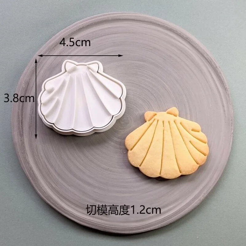 DIY Ocean Animals Cookie Cutters With Plunger Stamp Plastic Baking Mold Fish Whale Starfish Turtle And More Shape Biscuit Molds cookie cutter cookie mould