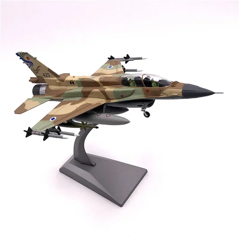 F16 비행기 모형 장난감 F-16I F16I 수파 전투기 모형, 다이캐스트 합금 비행기 모형, 수집용 정적 장난감, 1:72 체중계