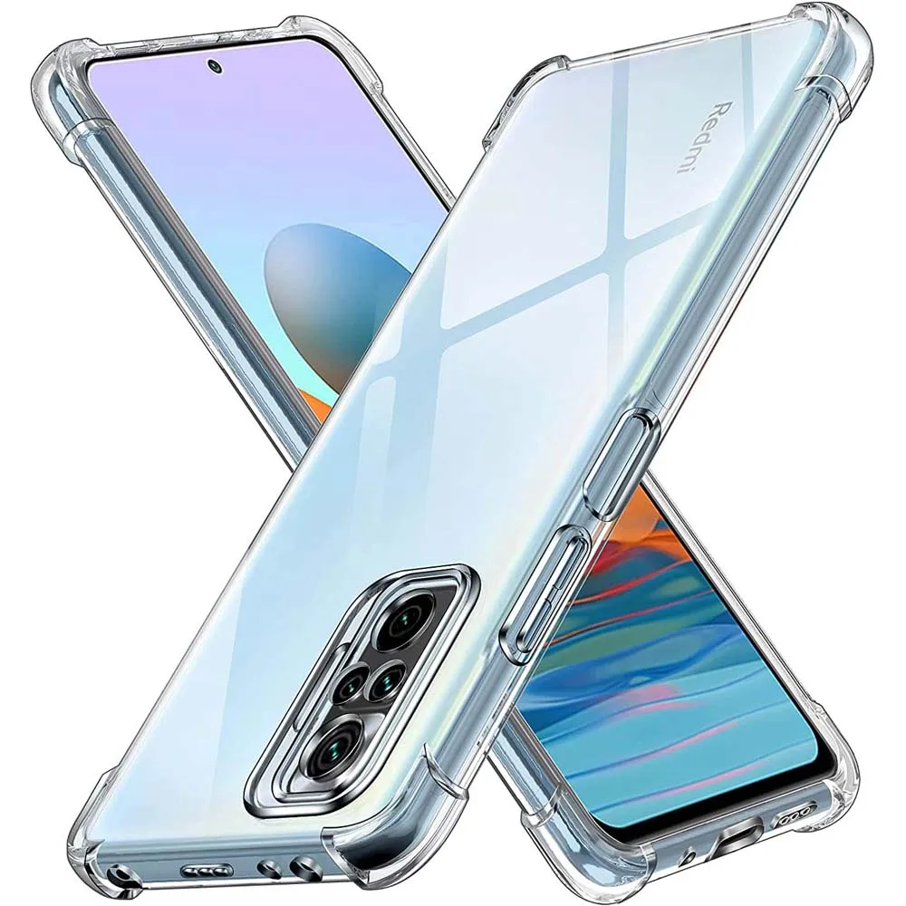 ClearCaseForRedmiNote104GNote11Pro5G11S10SThickShockproof