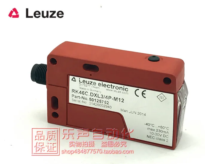 

RK46C.DXL3/4P-M12 оригинальный немецкий фотоэлектрический переключатель светоотражающих линз LEUZE/ Lloyd Sensor