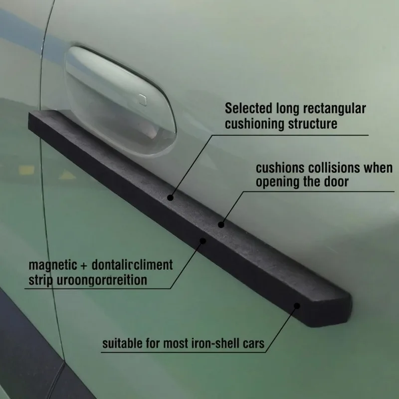 Magnetic Car Door Edge Protection Strip - Universal Adhesive Anti-Collision Buffer