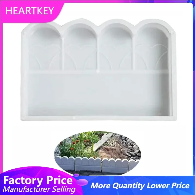 DIY Courtyard Garden Building Fence Tool Plastic Brick Cement Mould Garden Path Mold concrete wall fence post mold mould