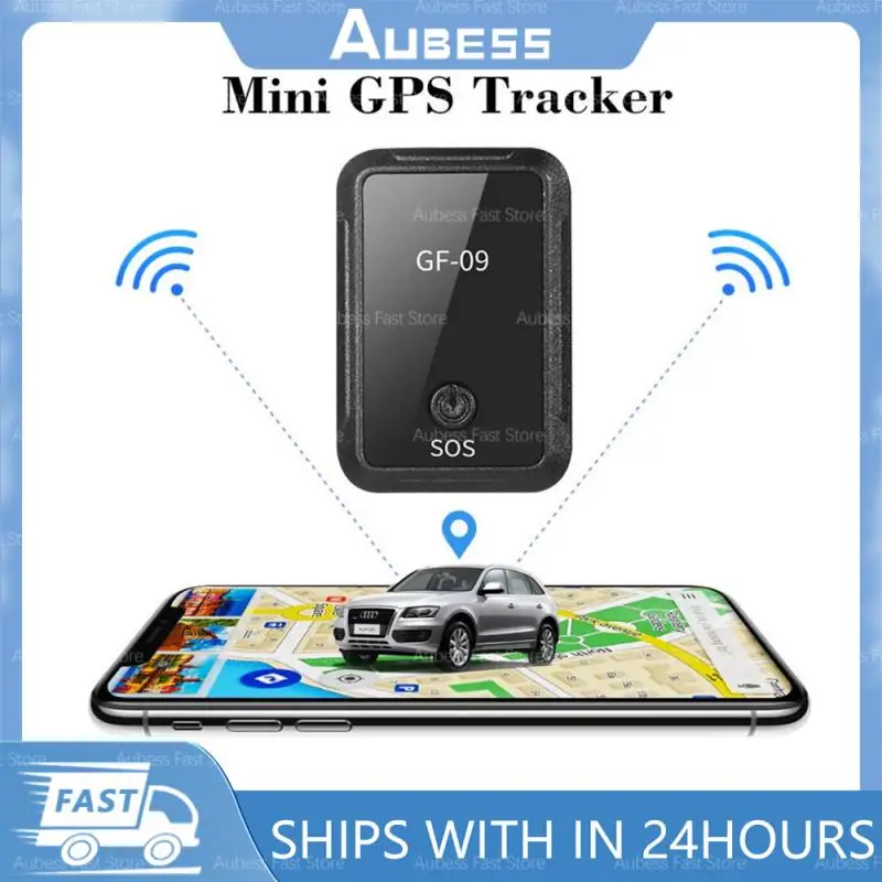 

AUBESS GF09 Mini GPS Locator APP Control Anti-lost Device Car Tracker Magnetic Vehicle Car Person Recorder Car Tracker