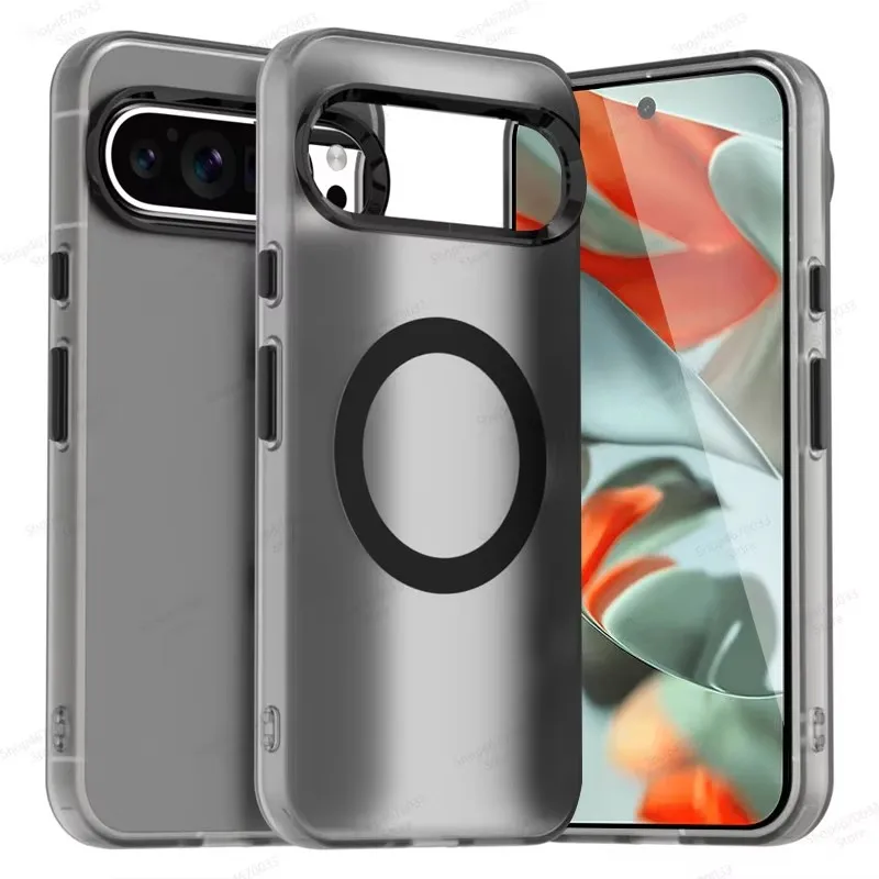 Frosted Armor Magnetic Shockproof Bumper Case