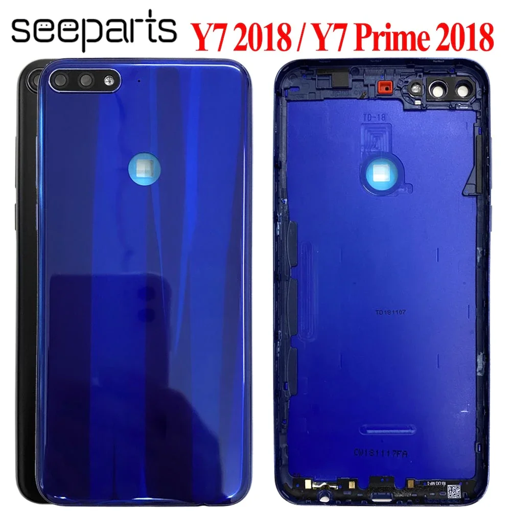New Cover For Huawei Y7 2018 Back Battery Cover Housing Case Y7