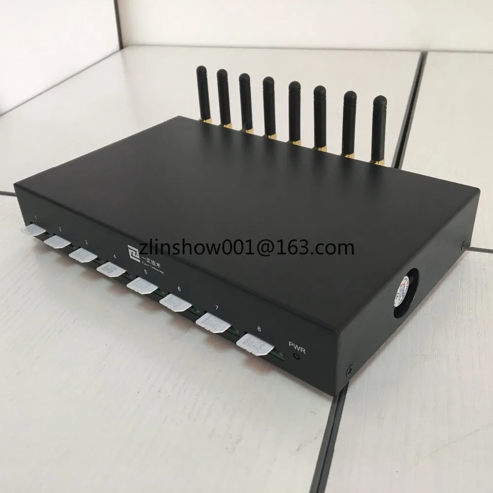 

8 портов 8 SIM 4G VoIP GSM-шлюз для завершения вызова и оборудование для колл-центра