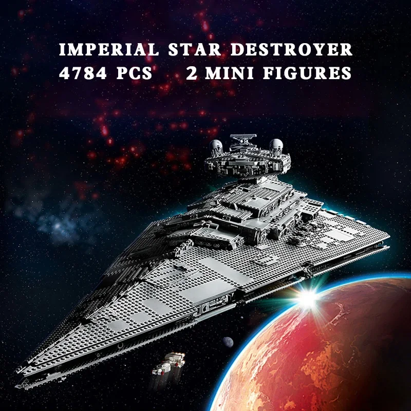 UCS Imperial Star Destroyer Building Blocks Bricks Toy Compatible 75252