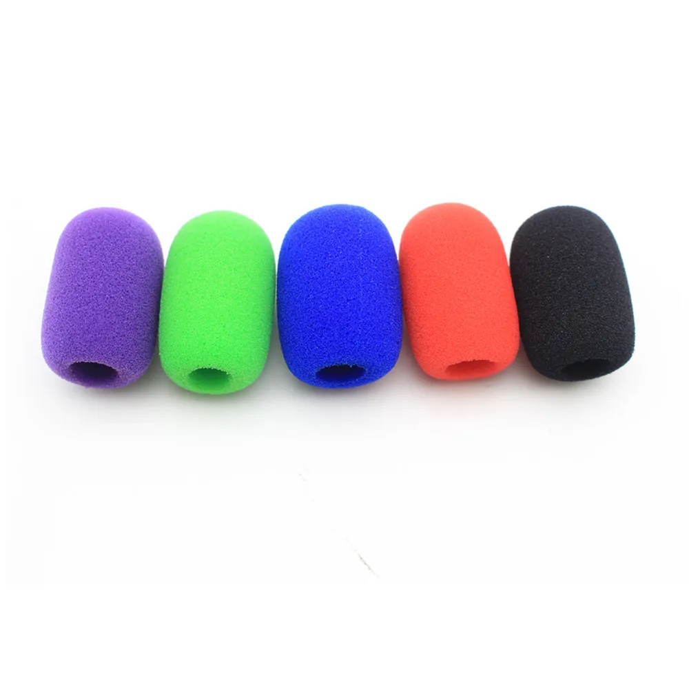 Microphone Foam Windscreens 11mm Diameter Mic Foam Cover for Gaming Headset and Desktop Microphones 5 Pcs microphone cover,microphone accessories,microphone windscreen