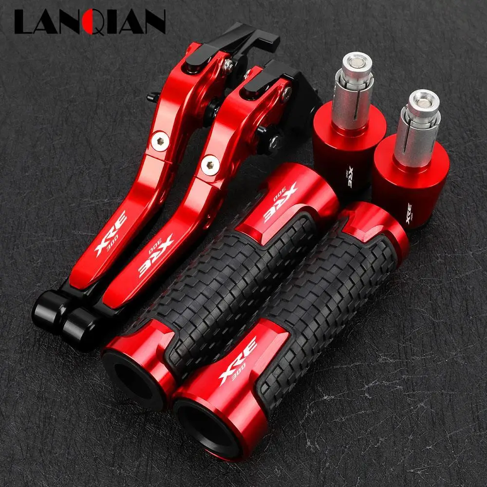 

Motorcycle For HONDA XRE 300 XRE300 2022 2023 Adjustable Accessories Brake Clutch Levers Handlebar Handle Grip ends Aluminum Set