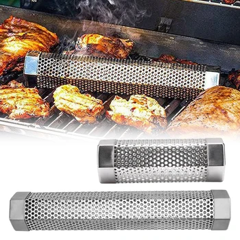 Stainless Steel Pellet Smoker Tube (6"/12") 1