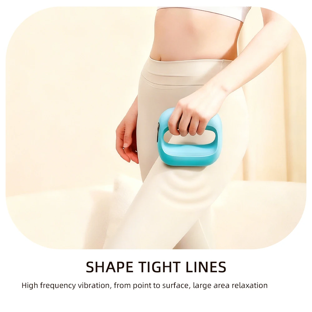 Electric Full-Body Fascia Ring Massager With Belt Multifunctional Exercise Vibration Fitness Massager  Deep Tissue Massage