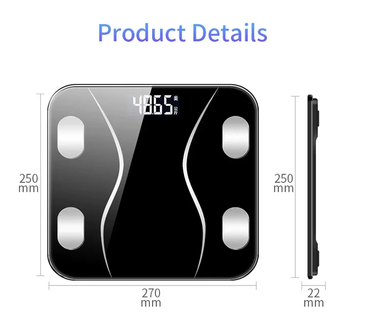 Smart Weighing Scale Special electronic scale body management fat loss smart mode Bluetooth body fat scale home weight scale ultra-precis