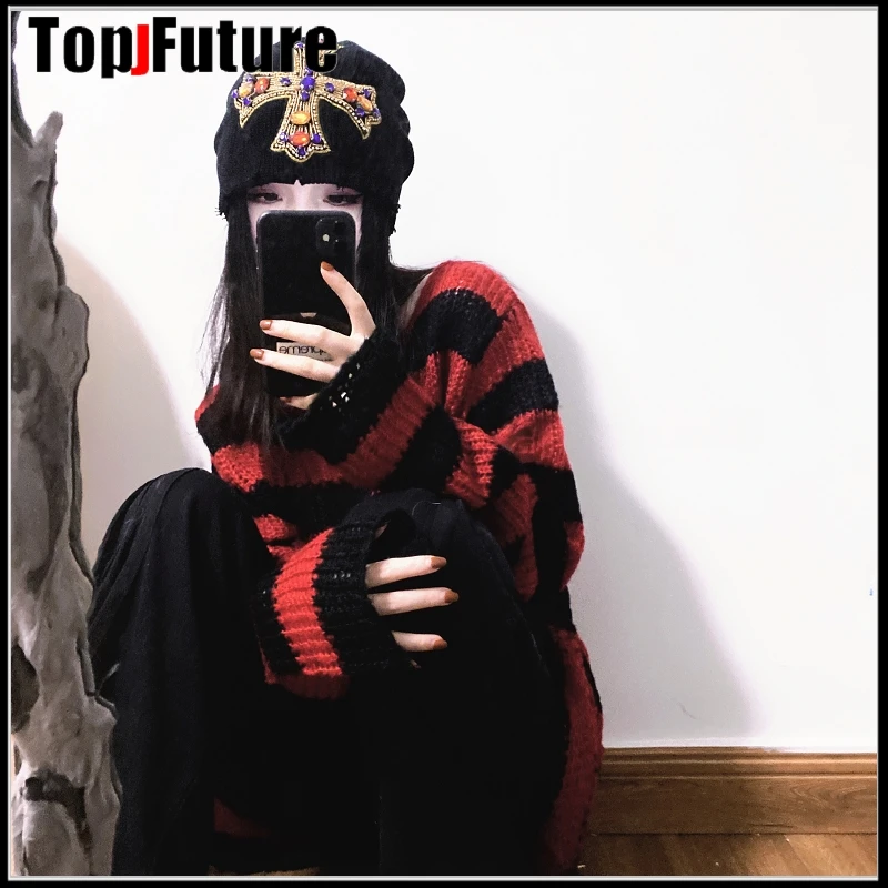 Hats Women Harajuku Gothic Lolita Girls Bling Bling Crystal Cross Streetwear punk Decorative Cosplay