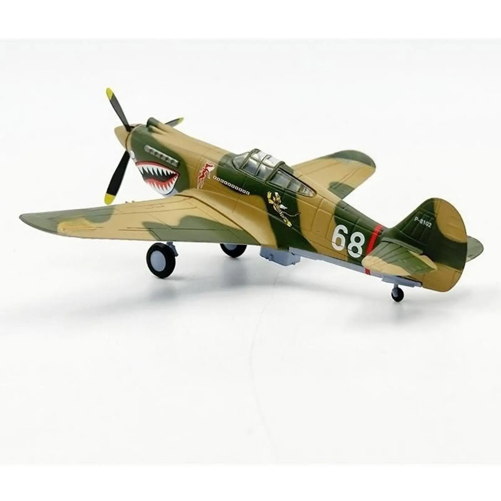 1:72 Scale Plane Model Birthday Gift Collectables Metal Tabletop Decor P40 for Home Living Room Bookshelf Bedroom Decoration