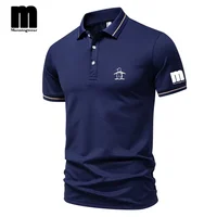 Vêtements de Golf 2026 été nouveau luxe de haute qualité séchage rapide mode hommes et femmes sport à manches courtes haut Polo de Golf 6