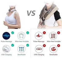 Portable Smart Neck Massager USB Charging for Cervical Pain Relief for Neck PainElectric Deep Tissue Massager for Neck 4