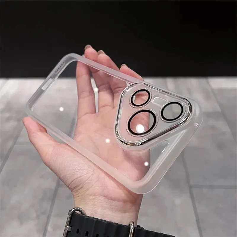 Shockproof Plating Silicone Back Cover - Enhanced Protection and Style