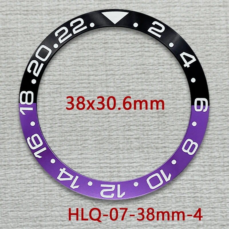 Two-Tone Beveled Metal Bezel, 38mm - Premium Diving Watch Accessory