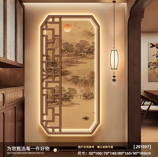 תאורת קיר LED למסדרון כניסה - מודל חדש לשנת 2025 - תאורת קיר מוארת - תאורת נוף יוקרתית למסדרון