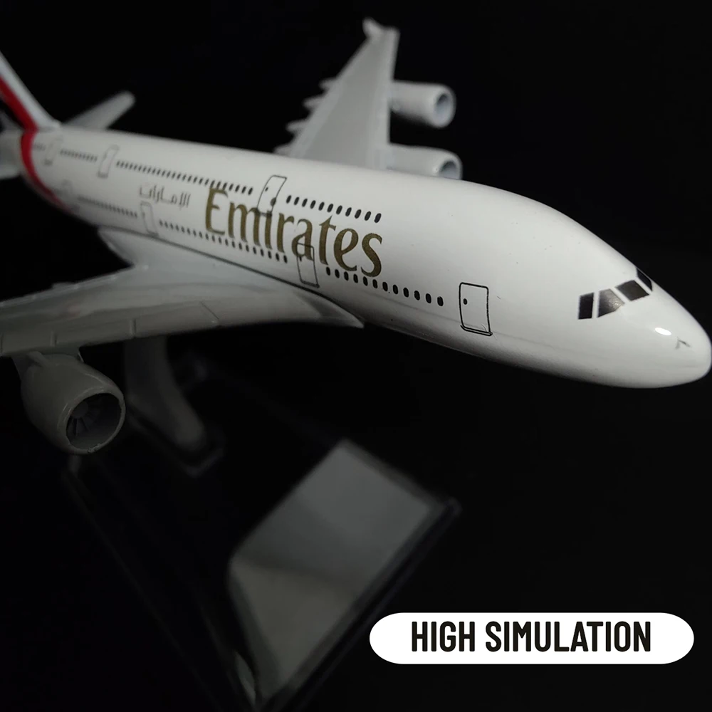 Metal Aircraft Model 1:400 Scale Emirates Airlines A380 B777 Airplane Diecast Model Aviation Plane Collectible Toys for Boys