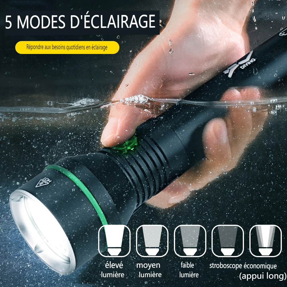 sofirn Q8 Plus Lampe de poche super lumineuse max 16 000 lumens, lampe