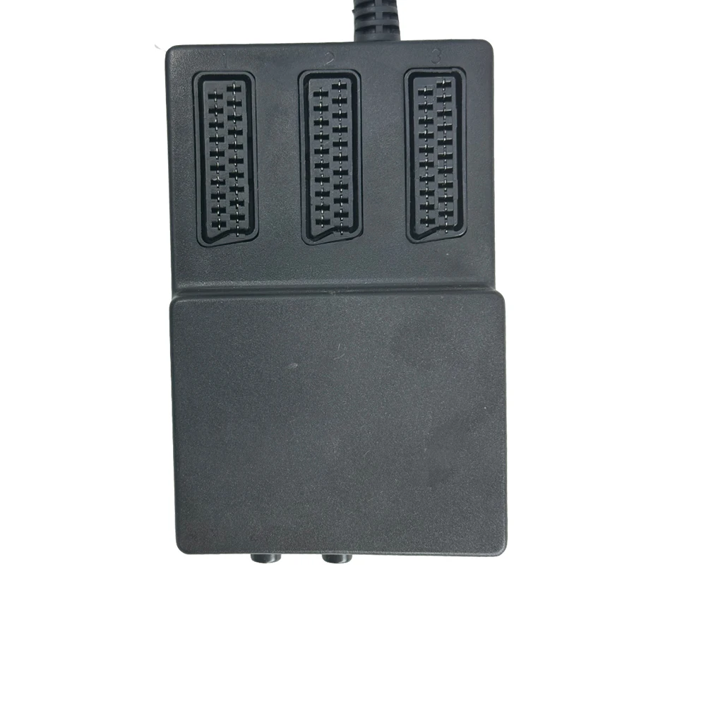 Scart ġ 3 in 1 out  AV ġ( ư ) EU Scart 3X1 ó SCART Male - 3x SCART Female