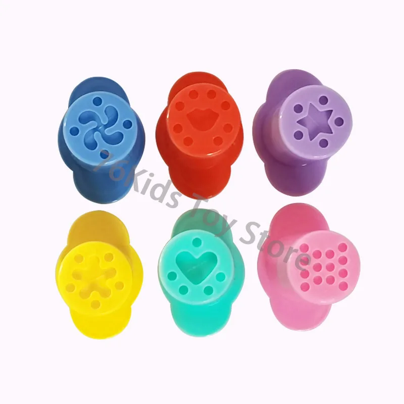 Creative Needle Tube Extruders Play Dough Accessories Molds Kids Toddler DIY Art Crafts Toys Clay Extrusion Dough Model Tools 4