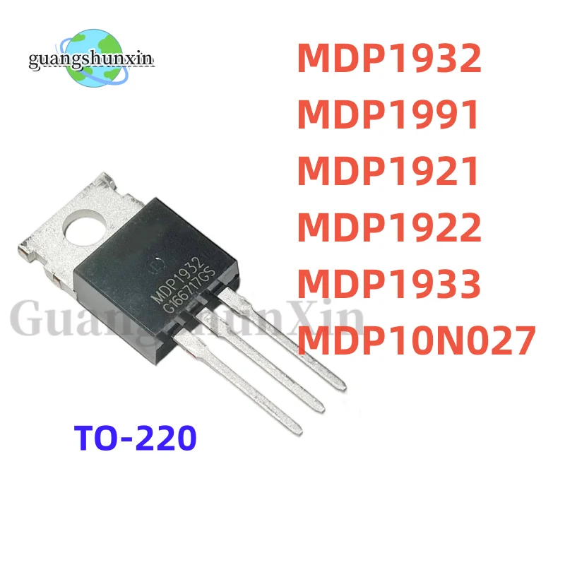 MDP1991 MDP1933 MDP1932 MDP1922 MDP1921 MDP10N027 TO-220 MOS FET n-channe Transistors Kit Mosfet Transistor 10PCS