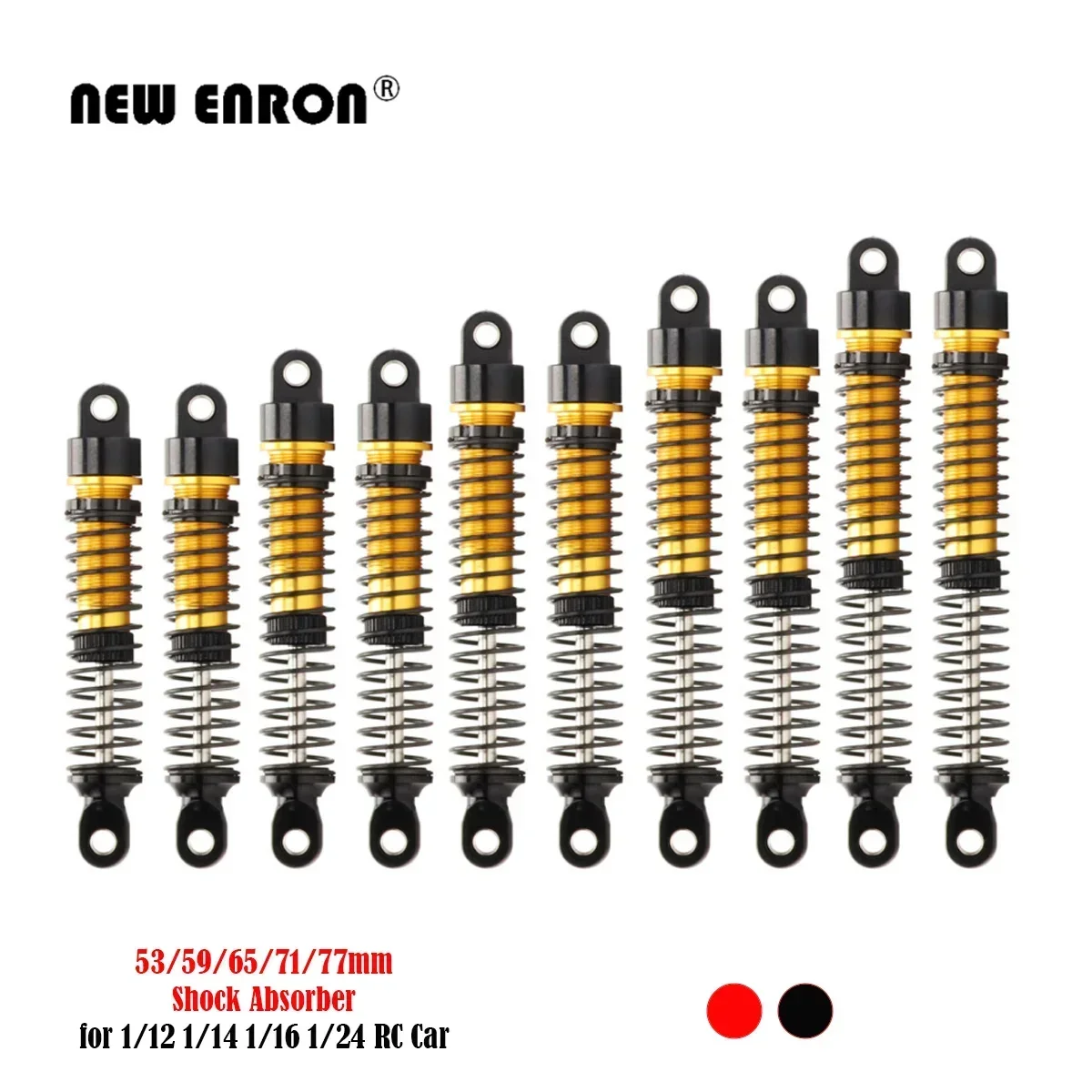 Kit d'amortisseurs à pression d'huile pour voiture RC, accessoires FMS