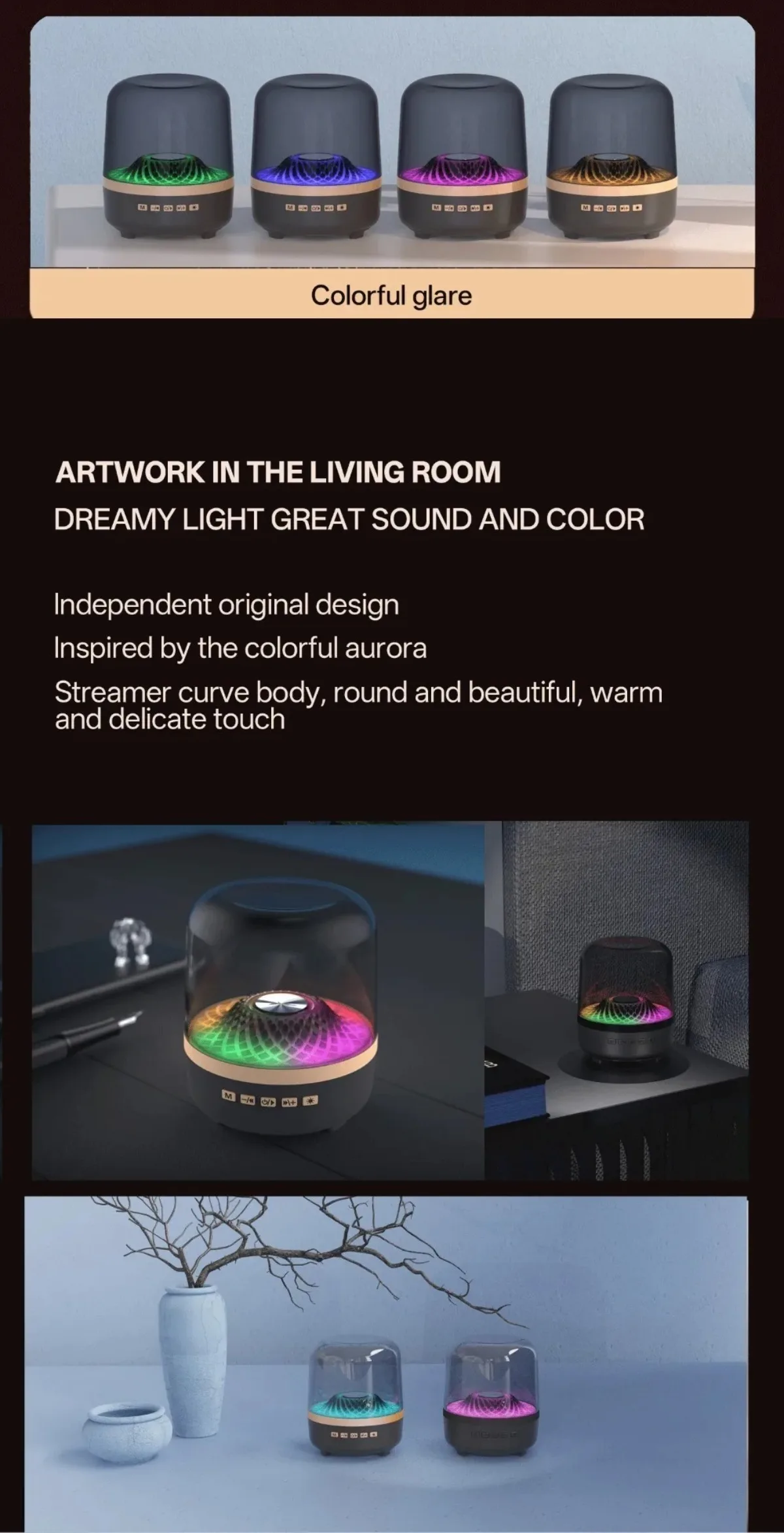 Wireless Bluetooth Smart Speaker With Deep Bass And Tws Surround_voghion.com