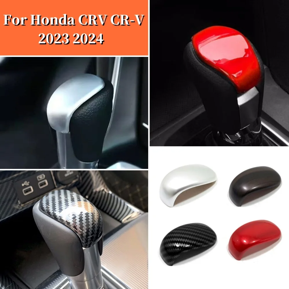 

For Honda CRV CR-V 2023 2024 Car Styling Shift Head Sequin Trim Frame Sticker Gear Cover Shift Knob Control Parts Accessories