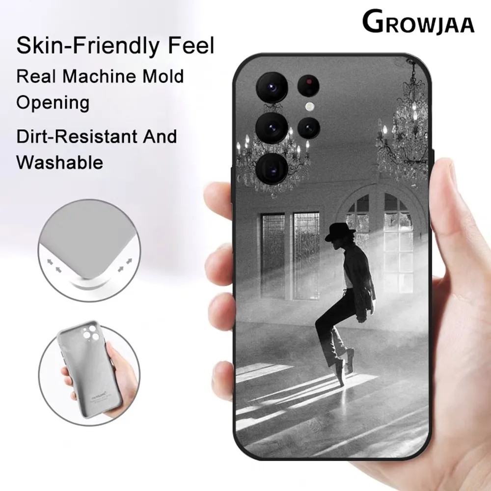 Michael Jackson Music Themed Protective Silicone Phone Case